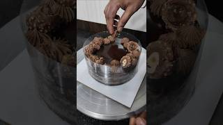 Ferrero rocher layer cake decoration ideas ferrerorochercake shortvideo youtubeshorts shortfeed [upl. by Blynn]