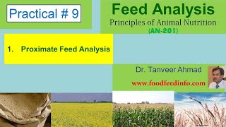 Practical9  Proximate Feed Analysis [upl. by Aramahs]