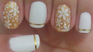 Unhas Decoradas Para o Ano Novo Manual Bela e Simples [upl. by Lalage]