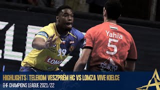 HIGHLIGHTS  Telekom Veszprém HC vs Lomza Vive Kielce  Round 13  EHF Champions League 202122 [upl. by Duane]