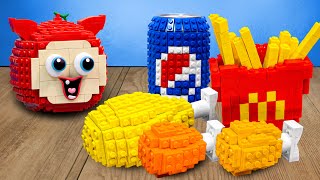 Best of LEGO COOKING videos  Lego Stop Motion Cooking amp LEGO ASMR Compilation in real life 5 [upl. by Gibby]