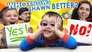 Who Knows Shawn Better ❓ Mom vs Chase FV Family Challenge [upl. by Irehc]