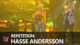 Hasse Andersson repeterar quotGuld och Gröna Skogarquot  Melodifestivalen 2015 [upl. by Isolt845]