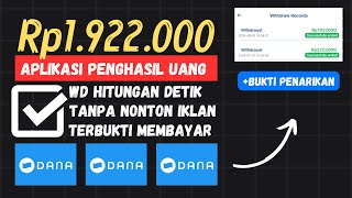 Aplikasi Penghasil Uang 2024  Apk Penghasil Saldo Dana Tercepat  Cara Dapat Uang dari internet [upl. by Ahtiekal]