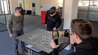 Digital Building Models Visualized in Mixed Reality with the HoloLens 2 [upl. by Qiratla]