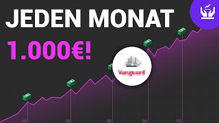 1000 € PRO MONAT MIT DIVIDENDEN – DIE ANLEITUNG [upl. by Ahsotal13]