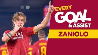 NICOLÒ ZANIOLO  Every goal and assist for Roma so far [upl. by Nivalc]