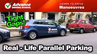 RealLife Parallel Parking  Learn to drive Manoeuvres [upl. by Mij]