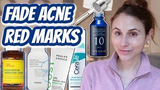 Best products to FADE POST ACNE RED MARKS PIE Dr Dray [upl. by Annonyw]