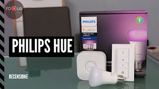 PHILIPS HUE le lampadine smart compatibili con GOOGLE HOME e AMAZON ALEXA [upl. by Lamaaj]