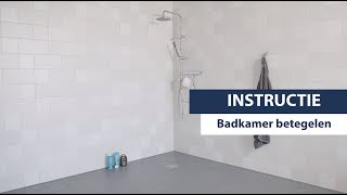 EUROCOL  INSTRUCTIE  Een badkamer betegelen [upl. by Treblihp]