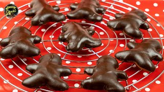 GEFÜLLTE LEBKUCHEN  mit Marmelade und Schokoladenglasur [upl. by Stalk]