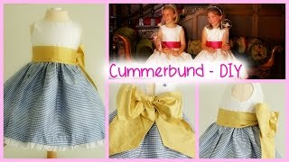 How to sew a Sash or Kummerbund  Sewing Tutorial  Frocks amp Frolics [upl. by Allicsirp]