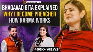 EP65 Devi Chitralekha About Why She Become Preacher Bhagwad Geeta amp How Karma Works  AK Talk Show [upl. by Odla]