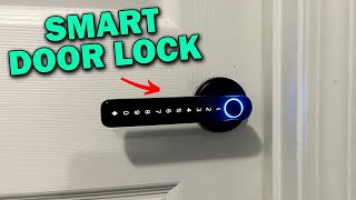 Elemake Smart Fingerprint Door Lock Review and How To Install [upl. by Yelnik935]