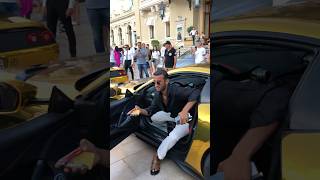 Billionaire sheikhs arriving with golden supercars at Casino billionaire monaco luxury lifestyle [upl. by Seraphine]