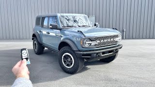 2022 Ford Bronco Badlands Sasquatch Start Up Exhaust Test Drive POV and Review [upl. by Anderer]