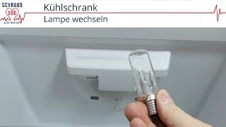 Kühlschrank  Lampe wechseln [upl. by Noskcire92]