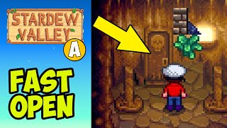 Stardew Valley how to unlock SKULL CAVERN FAST  Stardew Valley how to open Skull Cavern [upl. by Leahcar]