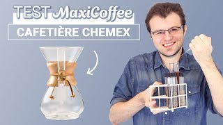 CAFETIERE CHEMEX  Cafetière Slow Coffee  Le Test MaxiCoffee [upl. by Acinomahs]