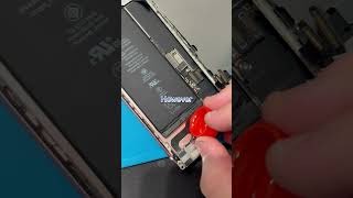 iPhone 7 degraded battery replacement shorts repair iphonerestoration [upl. by Nairrad]