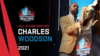 Charles Woodson Full Hall of Fame Speech  2021 Pro Football Hall of Fame  NFL [upl. by Moira]