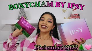 BOXYCHAM DICIEMBRE 2023 amp IPSY GLAM BAG EN ESPAÑOL [upl. by Jamill]