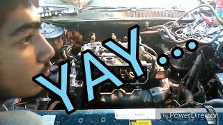 97 Oldsmobile Cuttlas Supreme lower intake manifold gasket replacement [upl. by Nodyl]