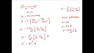 Ionic Polarization Derivation OreintationalSpace charge Polarizations [upl. by Spillihp]