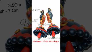 Polymer Clay Birdie Earrings  Handmade Festive Jewelry clay [upl. by Nylanna]