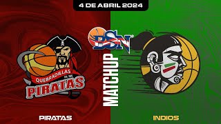 Piratas de Quebradillas vs Indios de Mayagüez  BSN2024 [upl. by Ociredef]