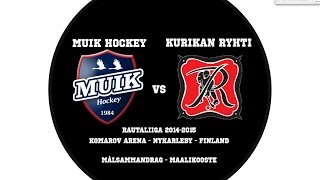 Muik Hockey  Kurikan Ryhti  MålsammandragMaalikooste 30112014 [upl. by Dotty]