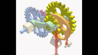 Cam and gear mechanism 12 [upl. by Kidder971]