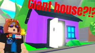 I built a GIANT HOUSE in adopt me [upl. by Barraza174]