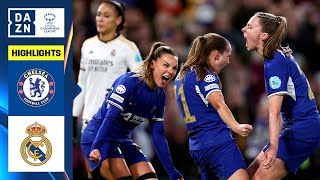 HIGHLIGHTS  Chelsea vs Real Madrid  UEFA Womens Champions League 202324 Español [upl. by Asilanna256]