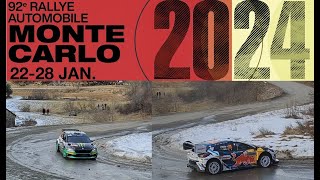 WRC Rallye MontéCarlo 2024  ES6  DRIFT EPINGLE [upl. by Lesya12]