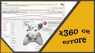 X360ce error اصلاح وتشغيل جميع الالعاب 🎮🎮🪛🪛🪛 [upl. by Itteb]