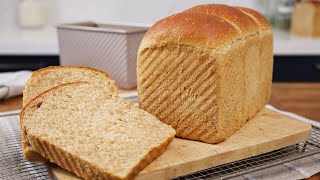 UNBELIEVABLY Soft Whole Wheat Malted Milk Bread Recipe [upl. by Donell]