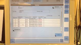 How to download a new lot of calibrator for the Cobas 6000 [upl. by Eggett]