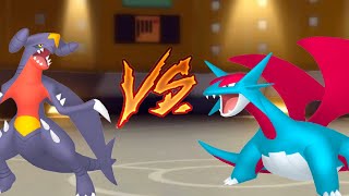 GARCHOMP VS SALAMENCE  BDSP WiFi Battle [upl. by Carnahan955]