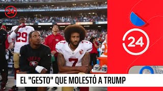 Controversia racial con atleta por gesto que quotmolestóquot a Trump  24 Horas TVN Chile [upl. by Ariem906]