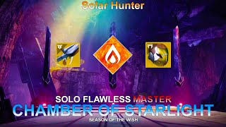 Destiny 2  Solo Flawless Master Lost Sector Chamber of Starlight Solar Hunter [upl. by Hoban690]