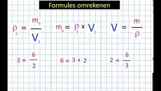 D Formules omrekenen [upl. by Anilasor]