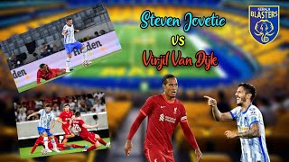 Stevan Jovetic vs Virjil Van Dijk Liverpool Fc • Goals and Skills • Kerala Blasters • New Signing [upl. by Ahsiemat393]