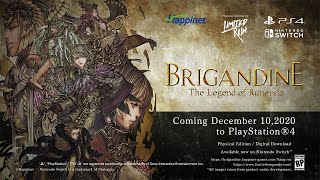 Brigandine The Legend of Runersia  Titans and the Iron Front Trailer  PS4 [upl. by Egiarc]