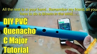 DIY PVC Quenacho key of C Tutorial [upl. by Eiramyma]