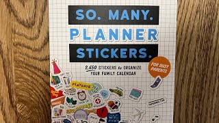 Pipsticks So Many Planner Stickers Book To Organize your family calendar [upl. by Amliw]