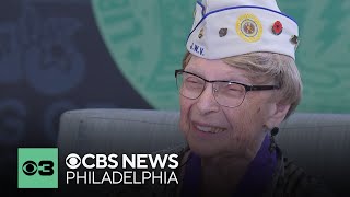 World War II veterans from Pennsylvania New Jersey return to Normandy for DDay anniversary [upl. by Semadar]