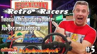 Configurando mi volante en Pack Retro Racers Tutorial Sega Model 2 y Model 3 Supermodel [upl. by Wilhelmina]