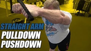 Exercise Index  Straight Arm Pulldown Pushdown [upl. by Naldo]